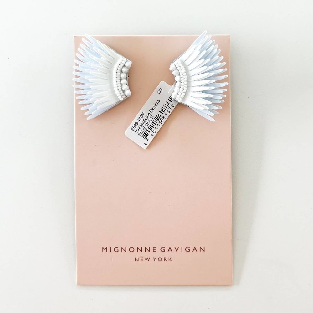 NWT Mignonne Gavigan Mini Madeline Earrings Blue
